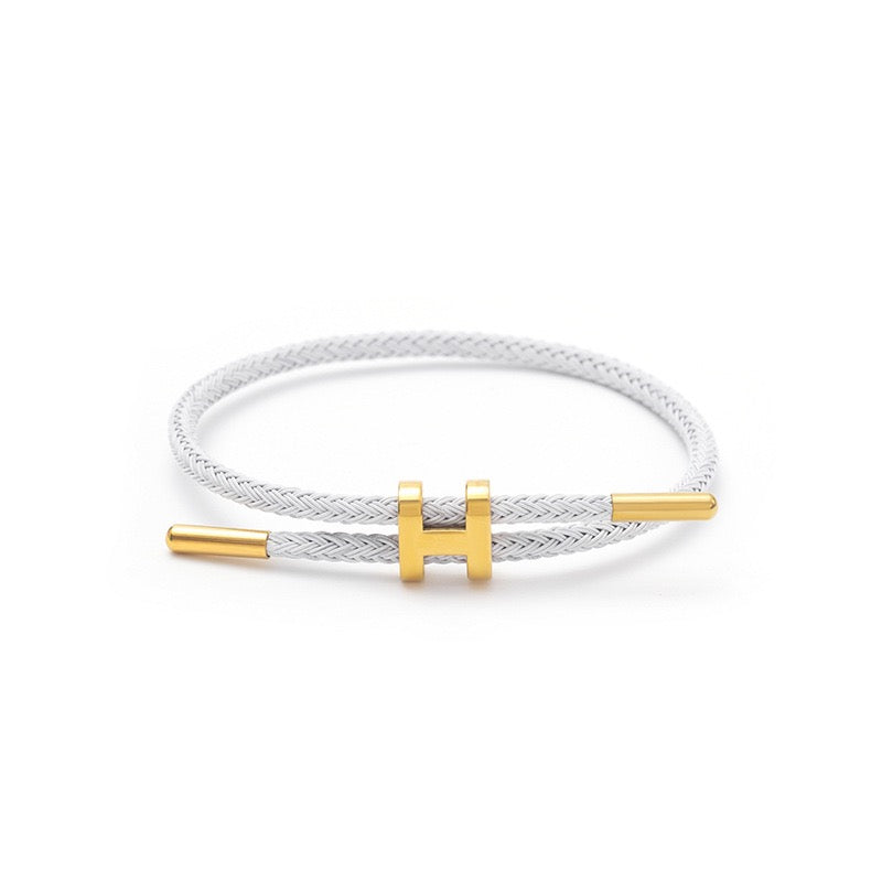 bracelet tressé ORÏA avec fermoir doré