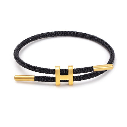 bracelet tressé ORÏA avec fermoir doré