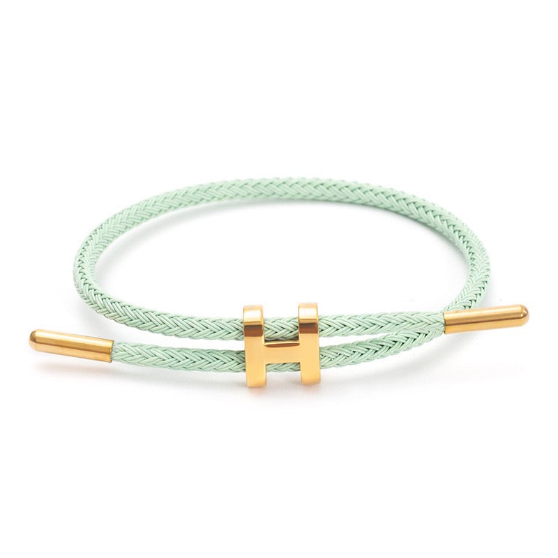 bracelet tressé ORÏA avec fermoir doré
