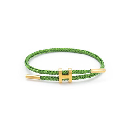 bracelet tressé ORÏA avec fermoir doré