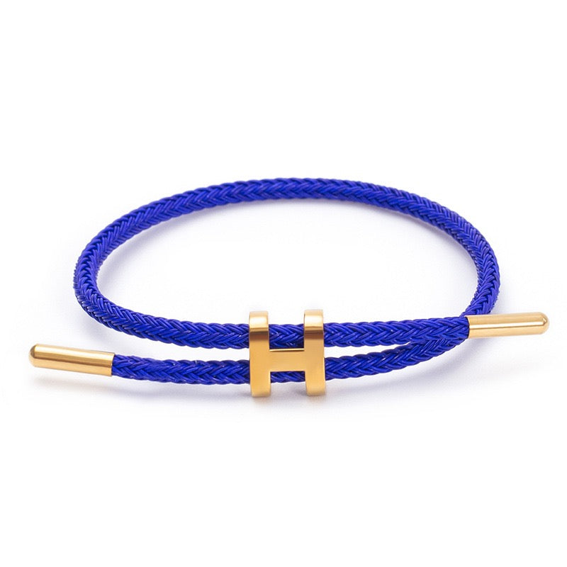 bracelet tressé ORÏA avec fermoir doré